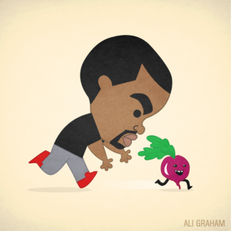 "I’m trying to catch the beet"